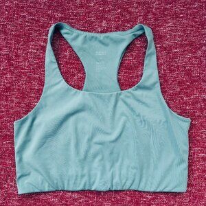 Girlfriend Collective Paloma Racerback Sports Bra Womens XL Aqua Compressive
